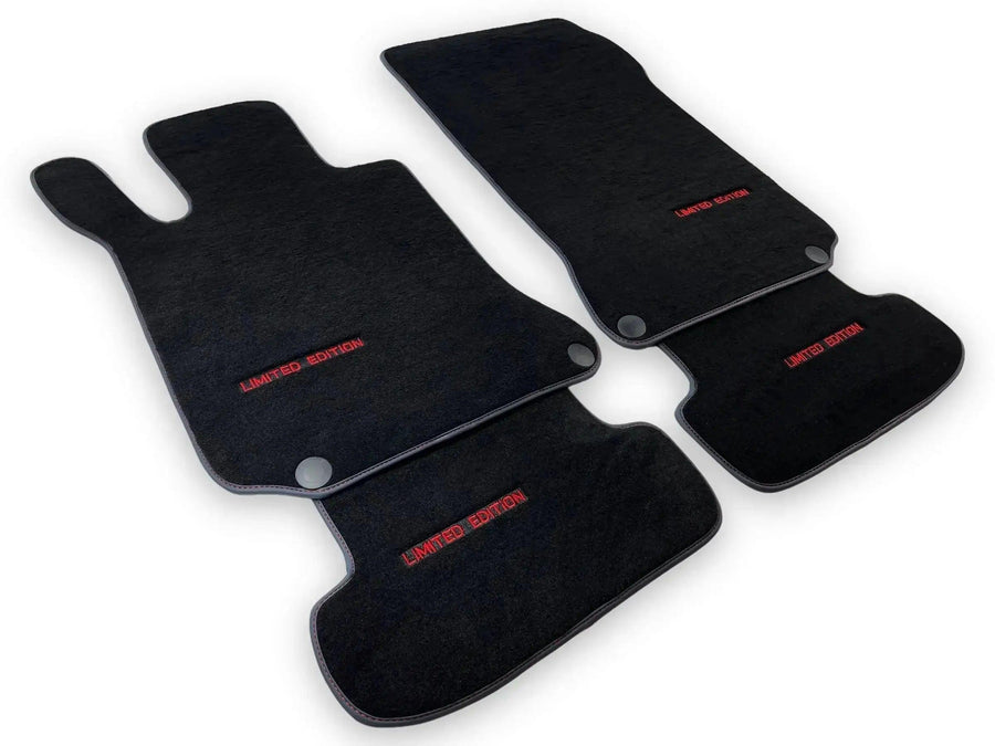 Black Floor Mats For Mercedes Benz GL-Class 500 4Matic (2012-2015) | Limited Edition - AutoWin