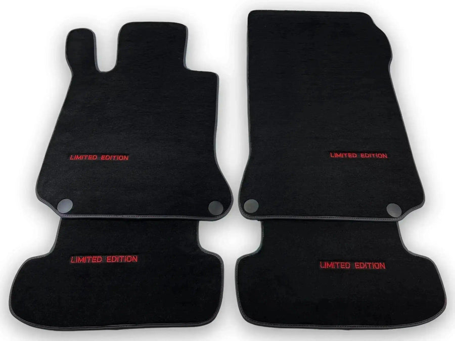 Black Floor Mats For Mercedes Benz GLC-Class C253 Coupe (2016-2019) | Limited Edition - AutoWin