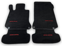 Black Floor Mats For Mercedes Benz GLC-Class C253 Coupe (2020-2023) Hybrid | Limited Edition - AutoWin