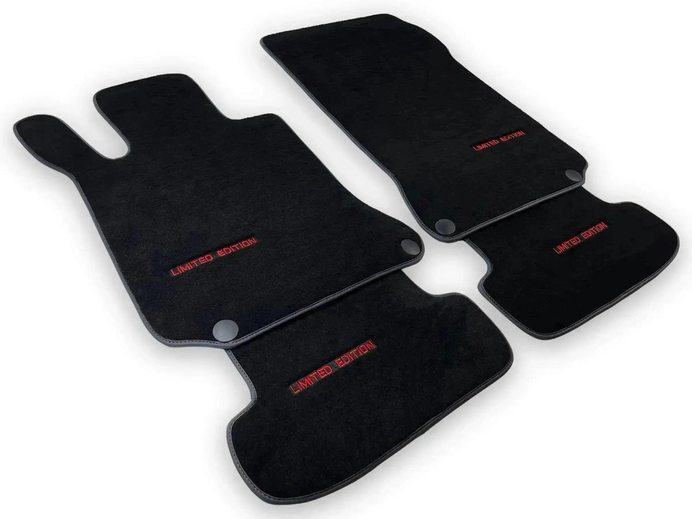 Black Floor Mats For Mercedes Benz GLC-Class X253 SUV (2019-2023) | Limited Edition - AutoWin