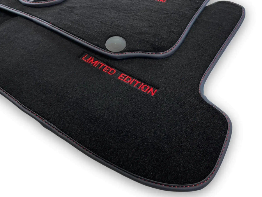 Black Floor Mats For Mercedes Benz GLC-Class X254 SUV 300e 4Matic (2023-2024) | Limited Edition - AutoWin