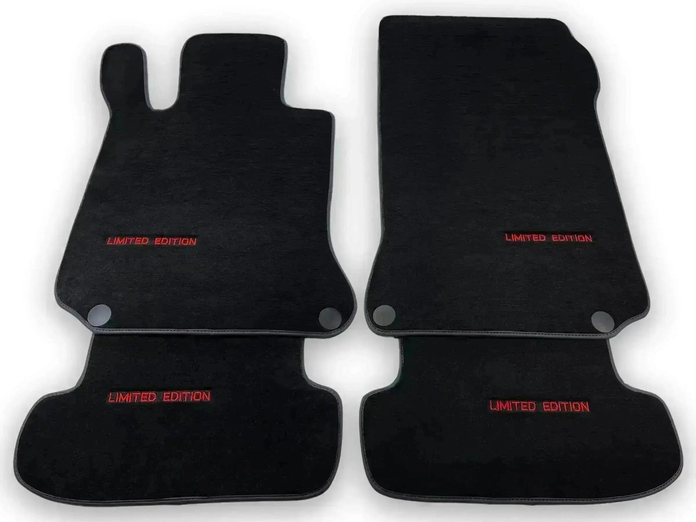 Black Floor Mats For Mercedes Benz GLS-Class X166 (2016-2019) | Limited Edition - AutoWin