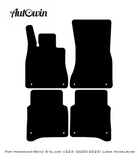Black Floor Mats For Mercedes Benz S-Class V223 (2020-2023) Long Wheelbase | Limited Edition - AutoWin