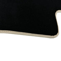 Black Floor Mats For Mercedes-Benz SL-Class R129 (1989-2001) ER56 Design - AutoWin