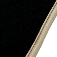 Black Floor Mats For Mercedes-Benz SL-Class R230 (2001-2012) Beige Trim | ER56 Design - AutoWin