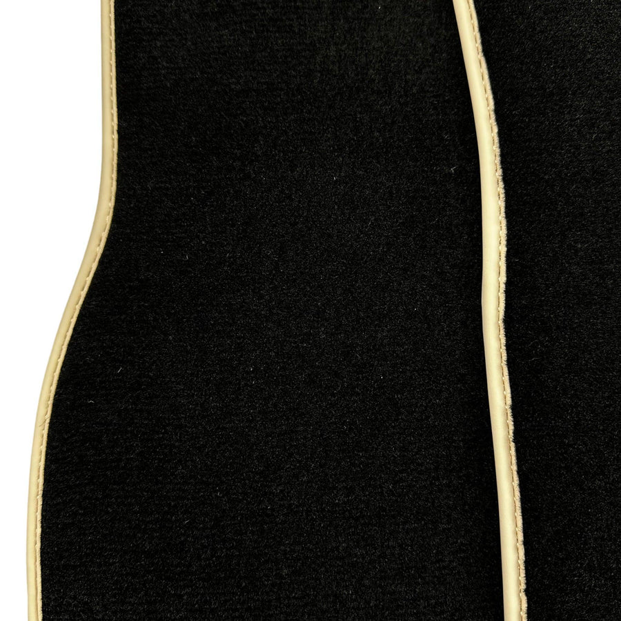 Black Floor Mats For Mercedes-Benz SL-Class R231 (2012-2022) Beige Trim - AutoWin
