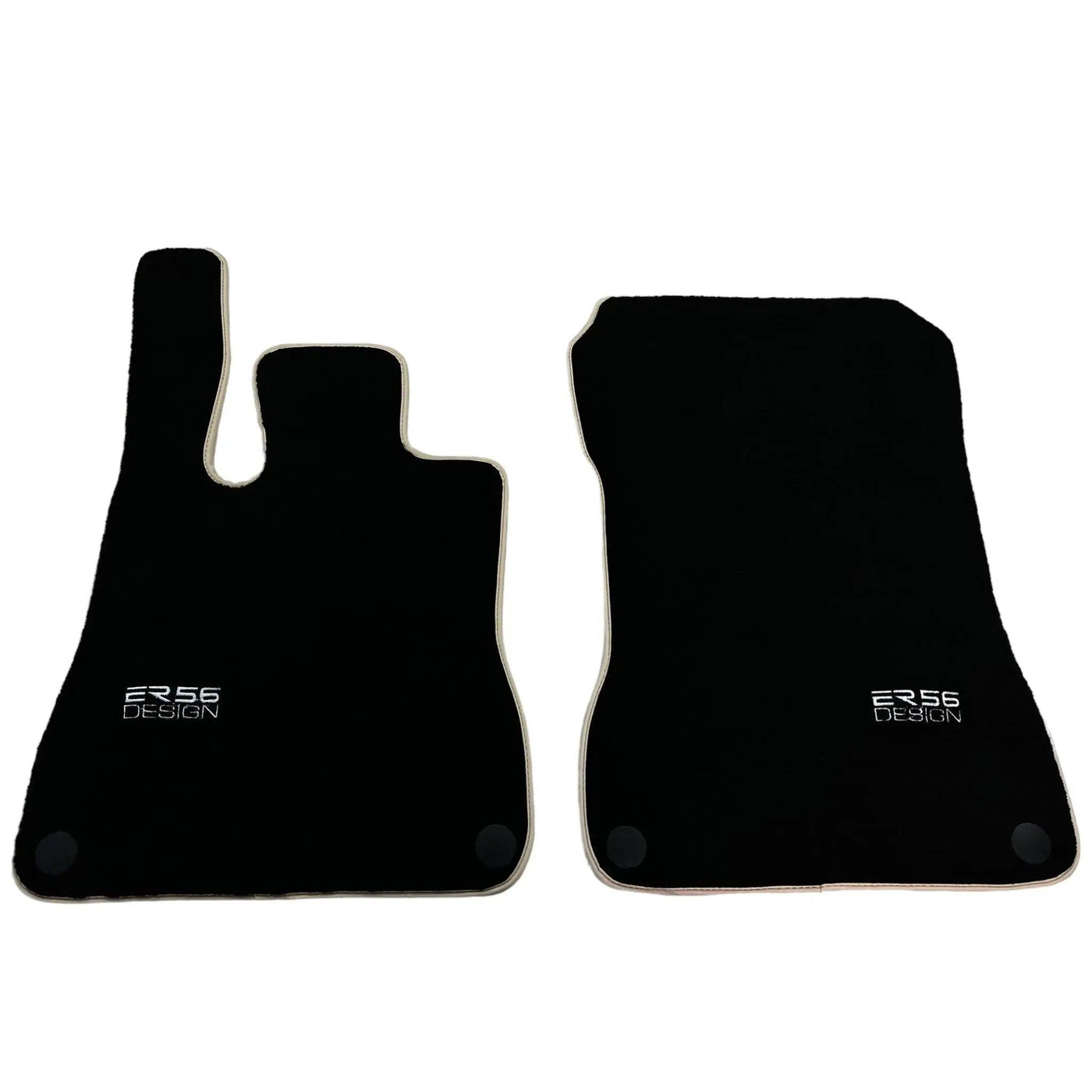 Black Floor Mats For Mercedes-Benz SL-Class R232 (2022-2023) ER56 Design - AutoWin