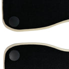 Black Floor Mats For Mercedes-Benz SLK-Class R172 (2011-2023) ER56 Design - AutoWin