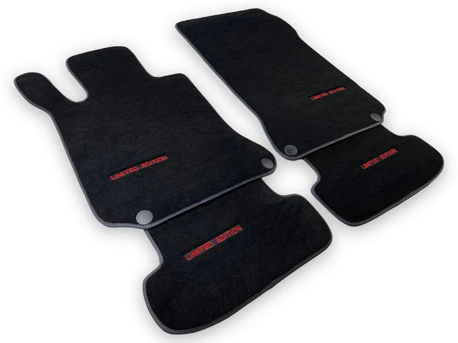 Black Floor Mats For Mercedes Benz X-Class W470 (2017-2023) | Limited Edition - AutoWin