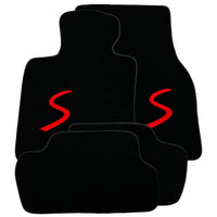 Black Floor Mats for Mini Cabrio F57 Convertible (2016-2023) - AutoWin