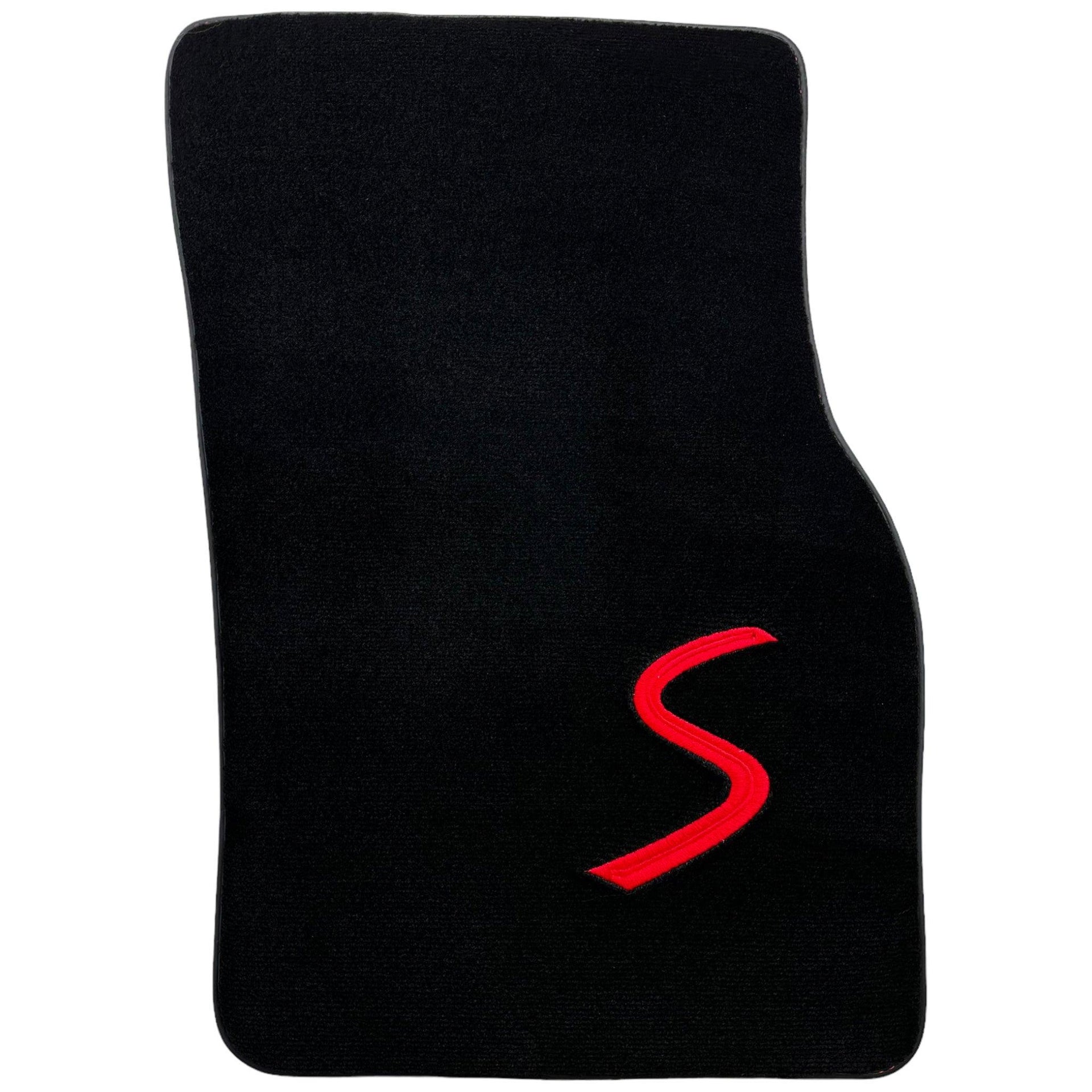 Black Floor Mats for Mini Cabrio R52 Convertible (2004-2009) - AutoWin