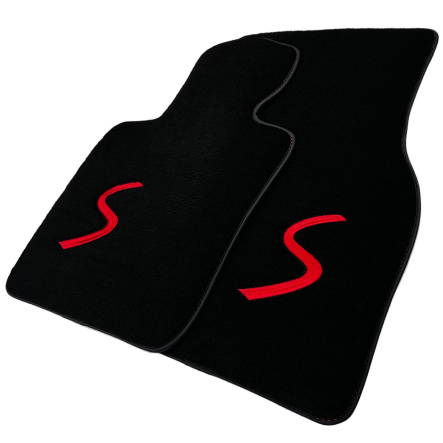 Black Floor Mats for Mini Countryman F60 Hybrid (2020-2023) - AutoWin