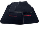 Black Floor Mats For Nissan 200 SX (1995-2000) Tailored With Red Logo - AutoWin