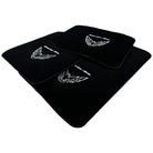Black Floor Mats for Pontiac FireBird (1970-1981) with Trans Am Logo - AutoWin