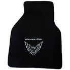Black Floor Mats for Pontiac FireBird (1993-2002) with Trans Am Logo - AutoWin