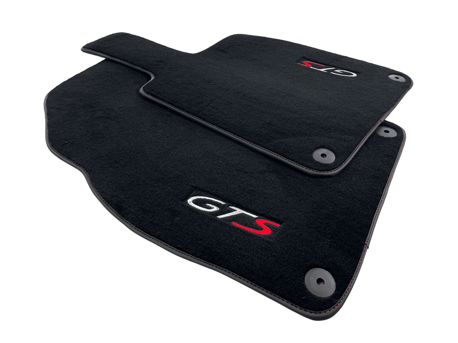 Black Floor Mats for Porsche 718 Cayman GTS (2017-2023) - AutoWin