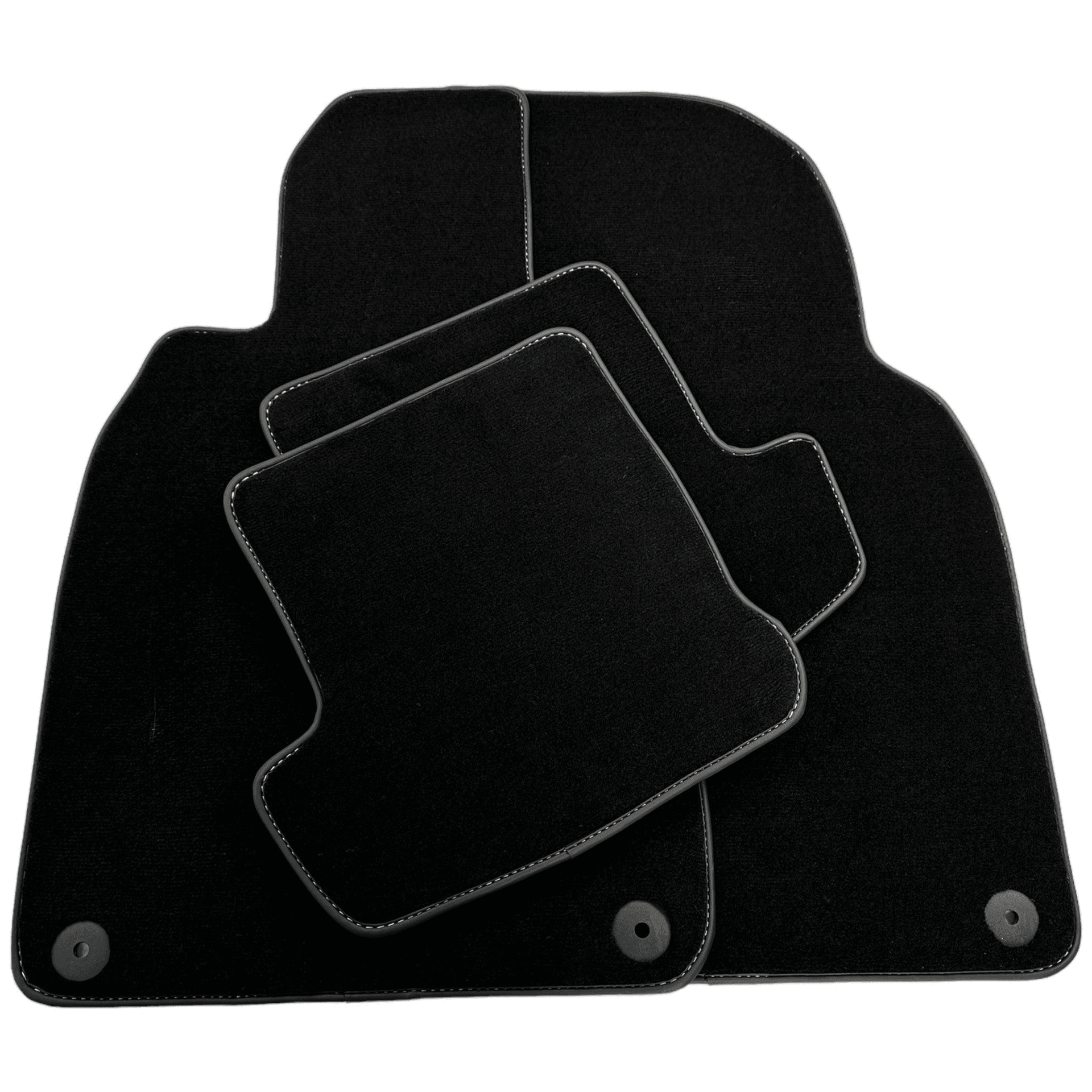 Customizable Black Floor Mats for Porsche Taycan (2019-2023) - AutoWin