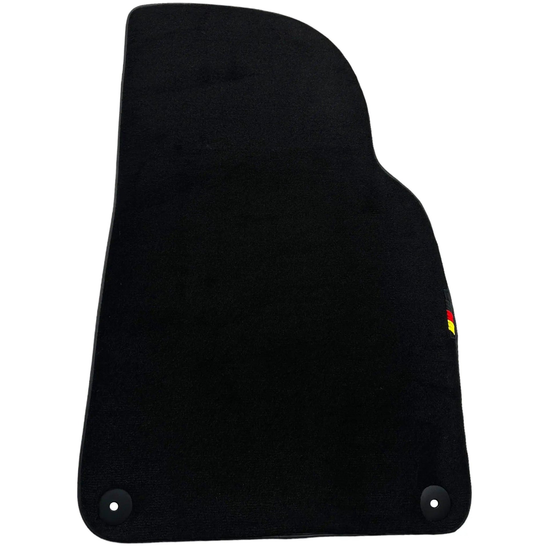 Black Floor Mats for Porsche 911 - 992 (2019-2024) with German Flag - AutoWin