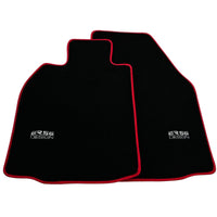 Black Floor Mats for Porsche 911 - 997 (2004-2012) ER56 Design - AutoWin