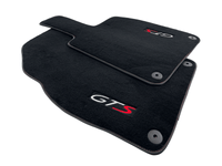 Black Floor Mats for Porsche 981 Boxster (2013-2016) - AutoWin