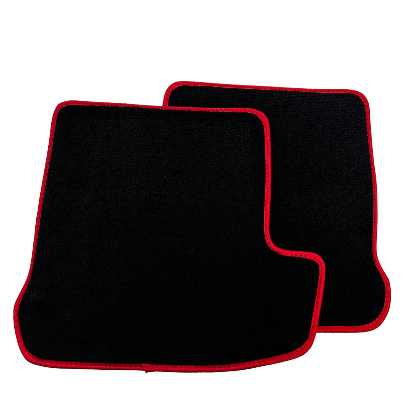 Black Floor Mats for Porsche 991 (2012-2019) with Red Trim - AutoWin