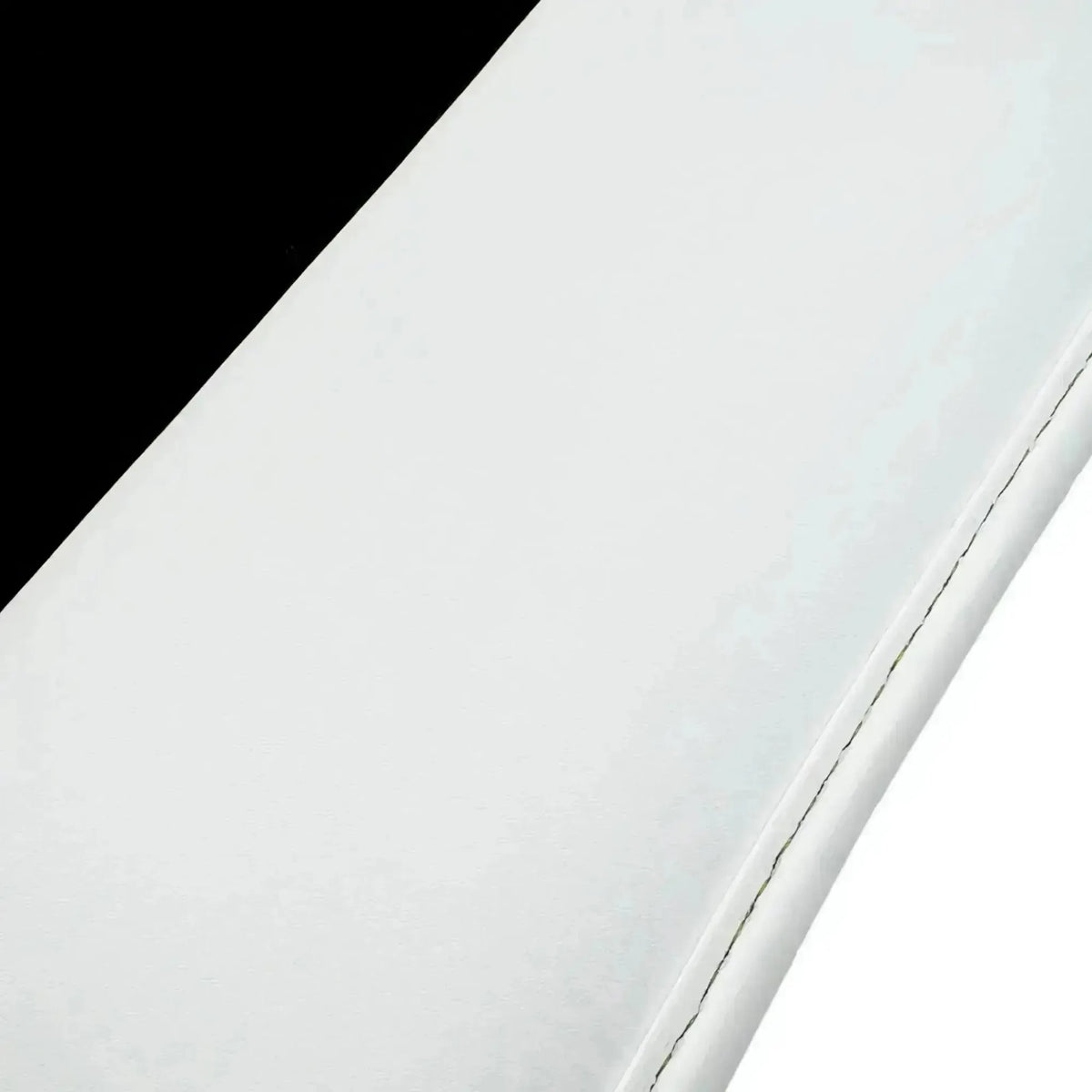 Black Floor Mats for Rolls Royce Cullinan 2018-2025 with White Leather | White Trim