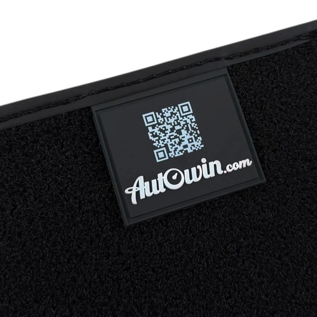 Black Floor Mats for Rolls Royce Dawn (2016-2023) with Green Leather Borders