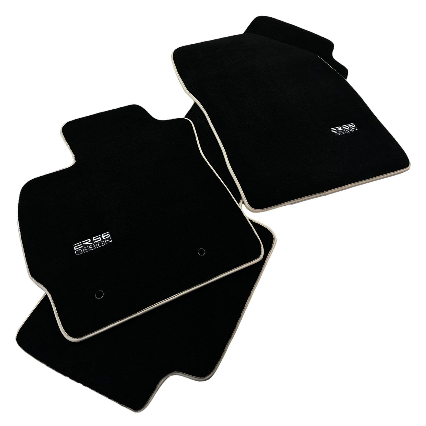 Black Floor Mats For Toyota Corolla E15 (2007-2014) ER56 Design - AutoWin