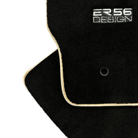 Black Floor Mats For Toyota Corolla E15 (2007-2014) ER56 Design - AutoWin