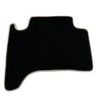 Black Floor Mats For Toyota Land Cruiser 120 (2002-2009) | Beige Trim - AutoWin