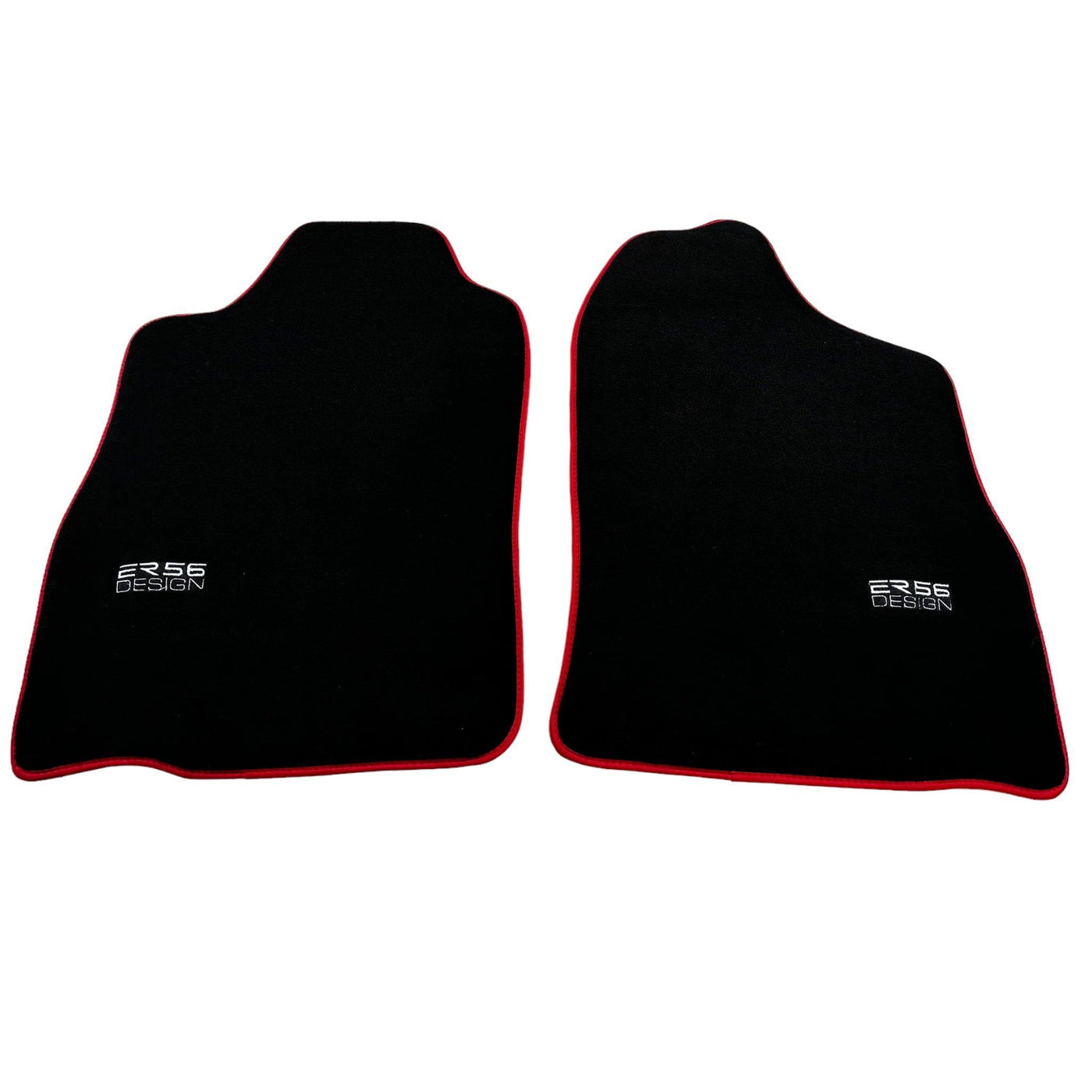 Black Floor Mats For Toyota Land Cruiser 90 (1997-2003) Red Trim | ER56 Design - AutoWin