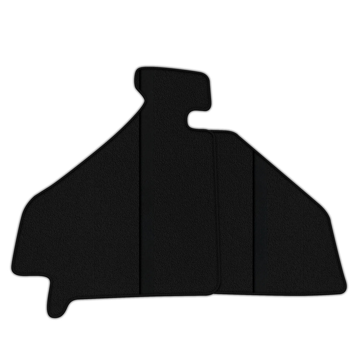 Black Floor Mats with Leather Line for Ferrari F355 (1994-1999) - Various Colors