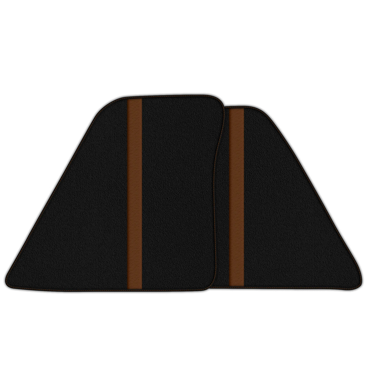 Black Floor Mats with Leather Line for Ferrari SF90 Stradale (2019-2024) - Various Colors