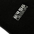 Black Luxury Floor Mats for Mercedes Benz C-Class W203 Sedan (2000-2007) | ER56 Design - AutoWin