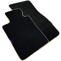 Black Mats For BMW G60 (2023-2026) Sedan | Beige Trim - AutoWin