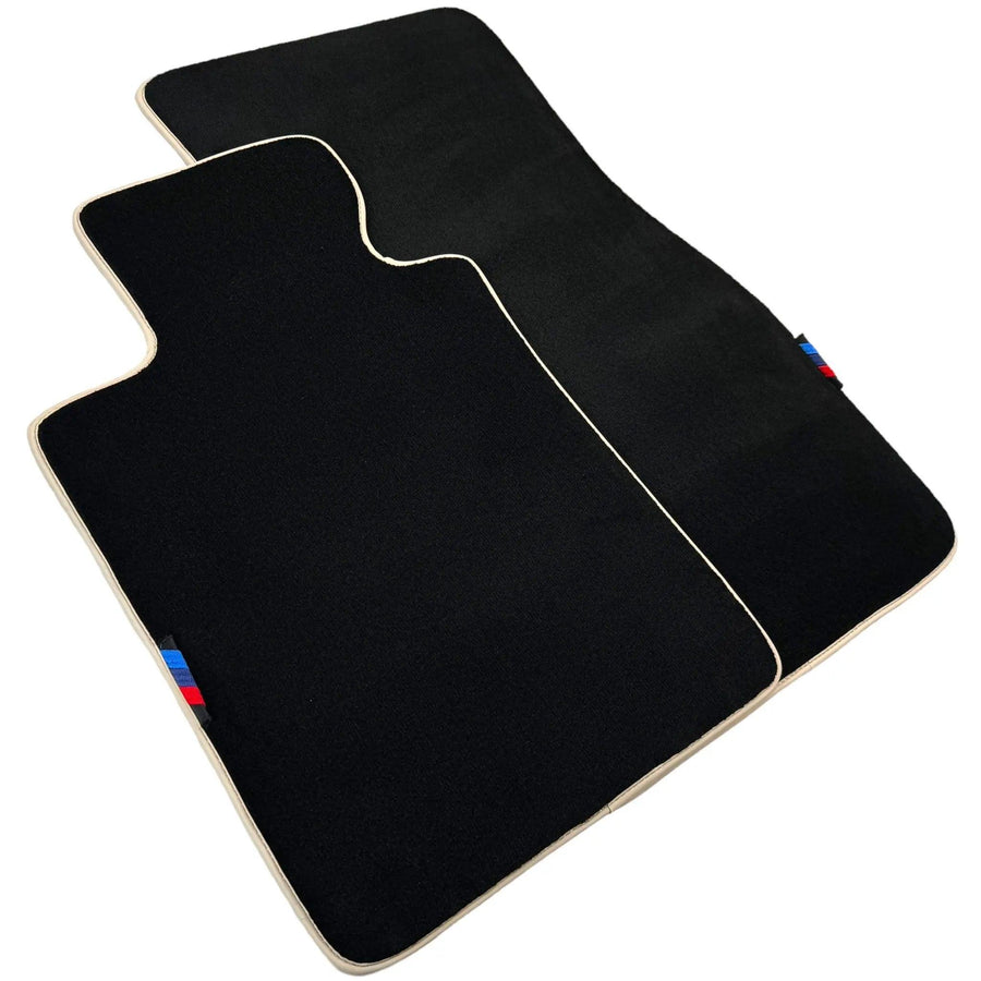 Black Mats For BMW Gran Tourer F46 (2015-2022) 7 Seats | Beige Trim - AutoWin