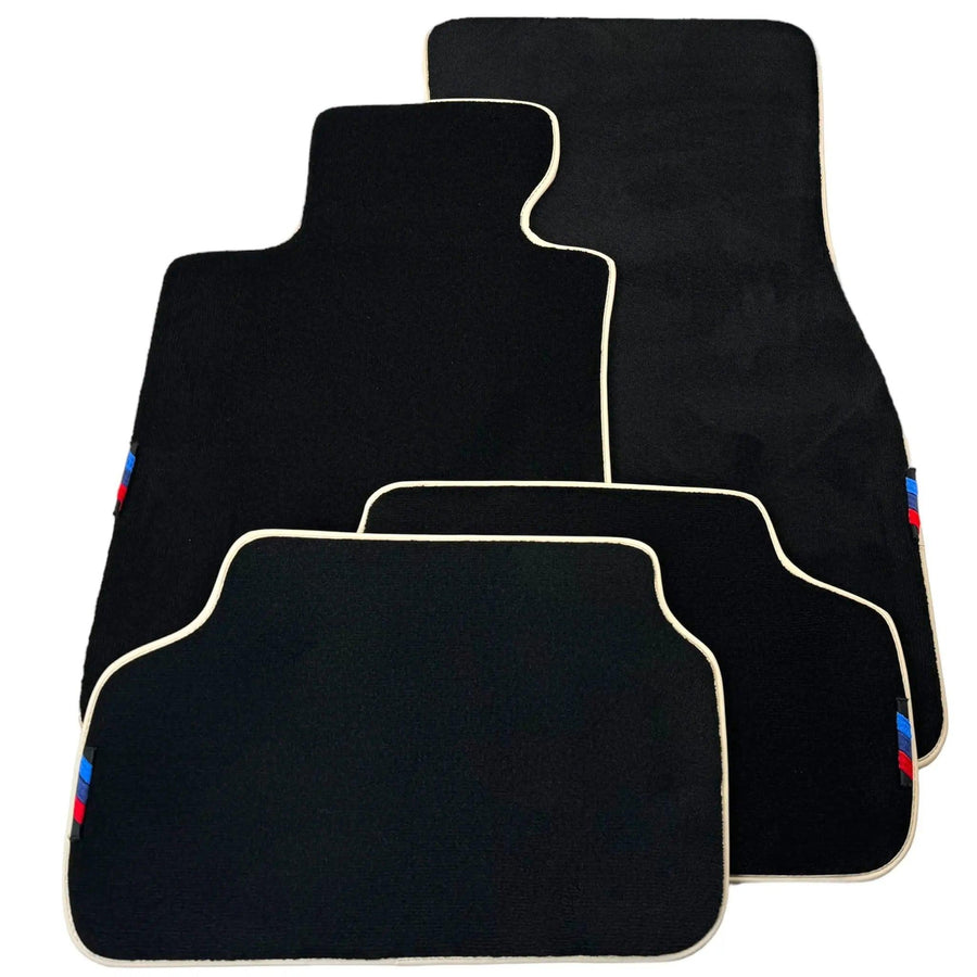 Black Mats For BMW Gran Tourer F46 (2015-2022) 5 Seats | Beige Trim - AutoWin