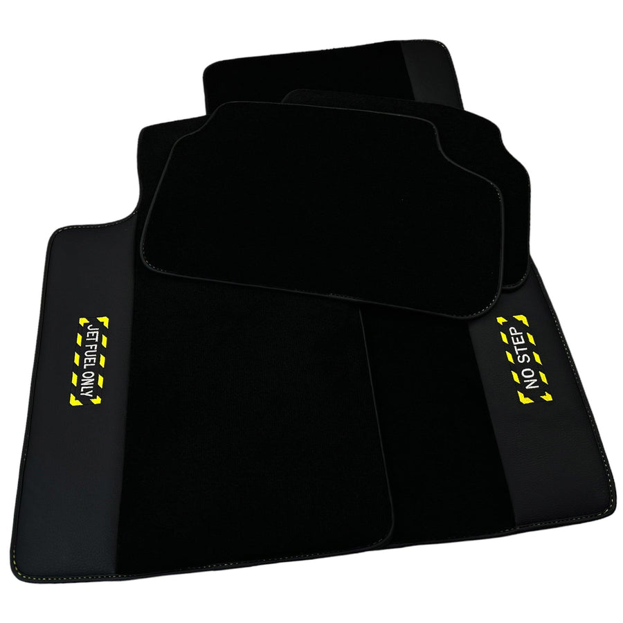 Black Mats For BMW Gran Tourer F46 (2015-2022) 5 Seats | Fighter Jet Edition - AutoWin
