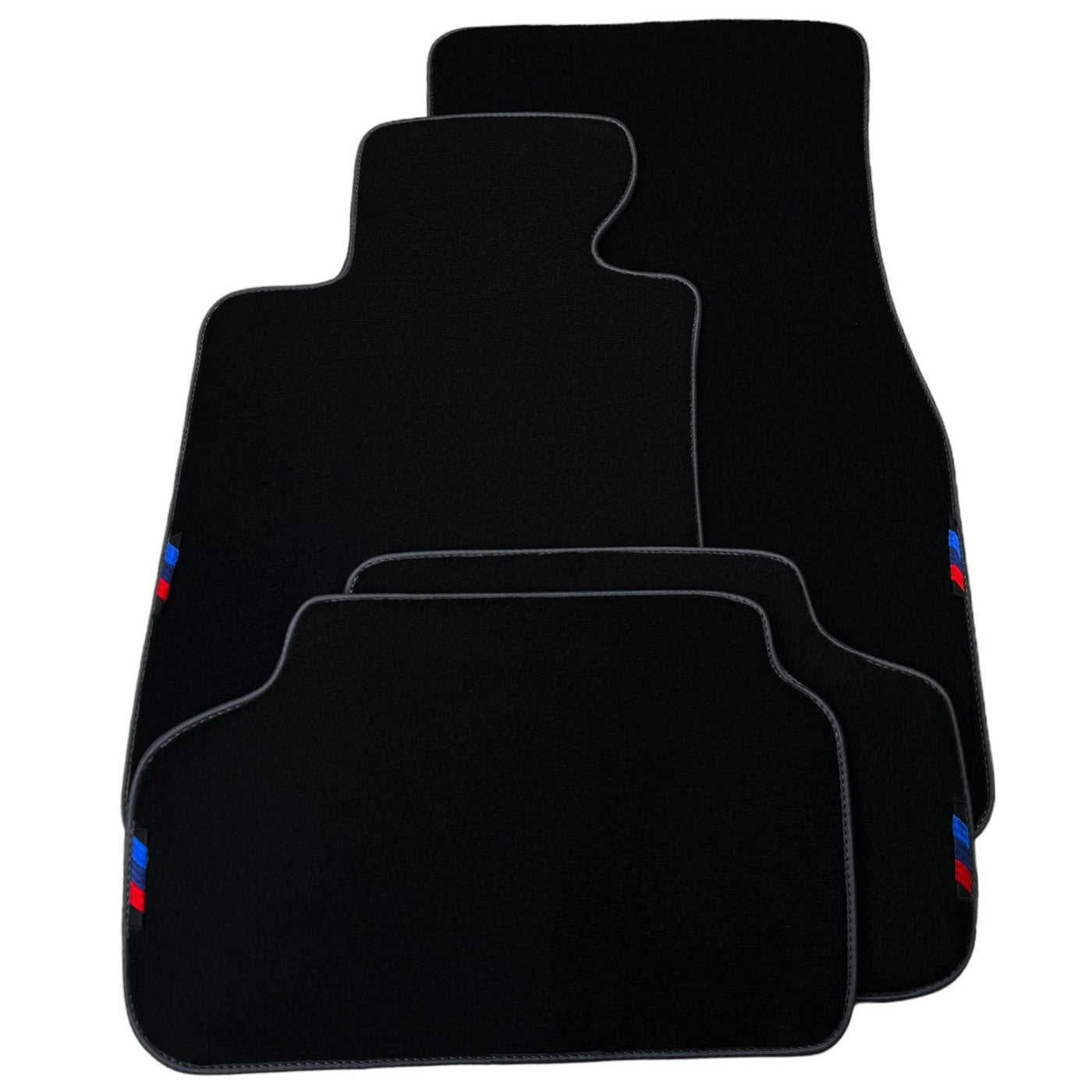 Black Mats For BMW G60 (2023-2026) Sedan | Gray Trim - AutoWin