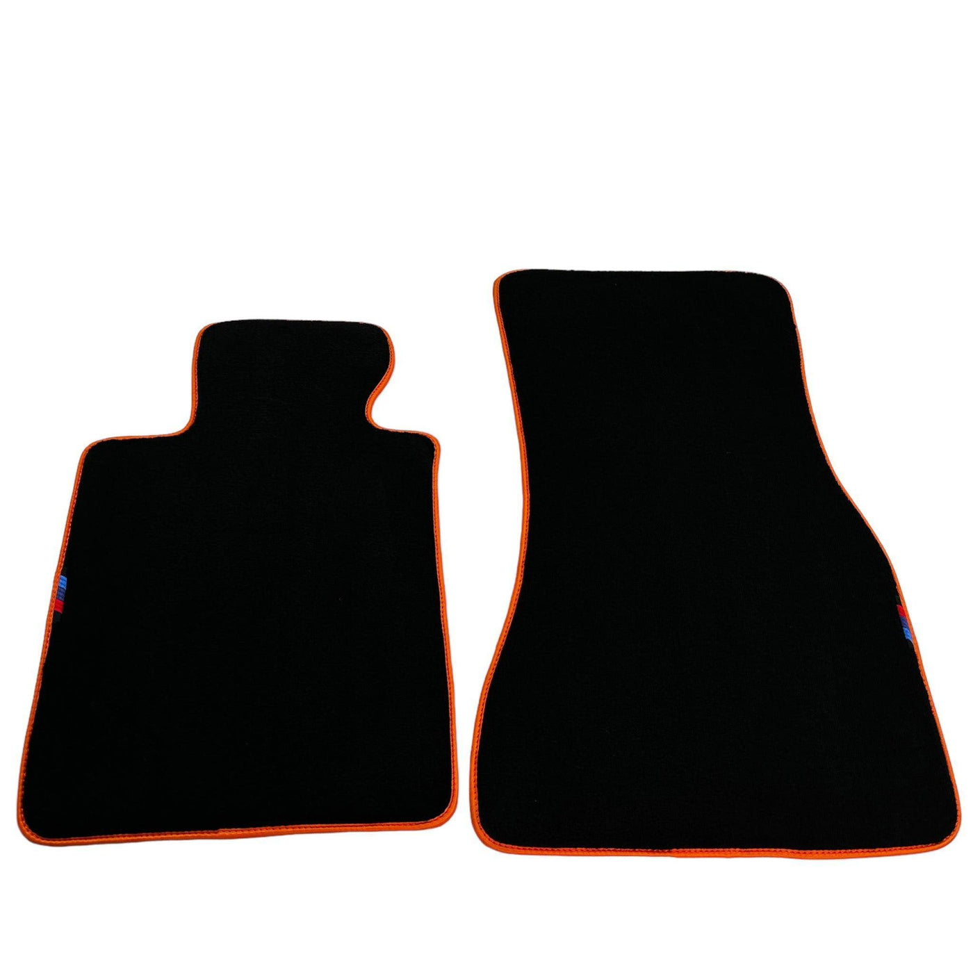 Black Mats For BMW Gran Tourer F46 (2015-2022) 5 Seats | Orange Trim - AutoWin