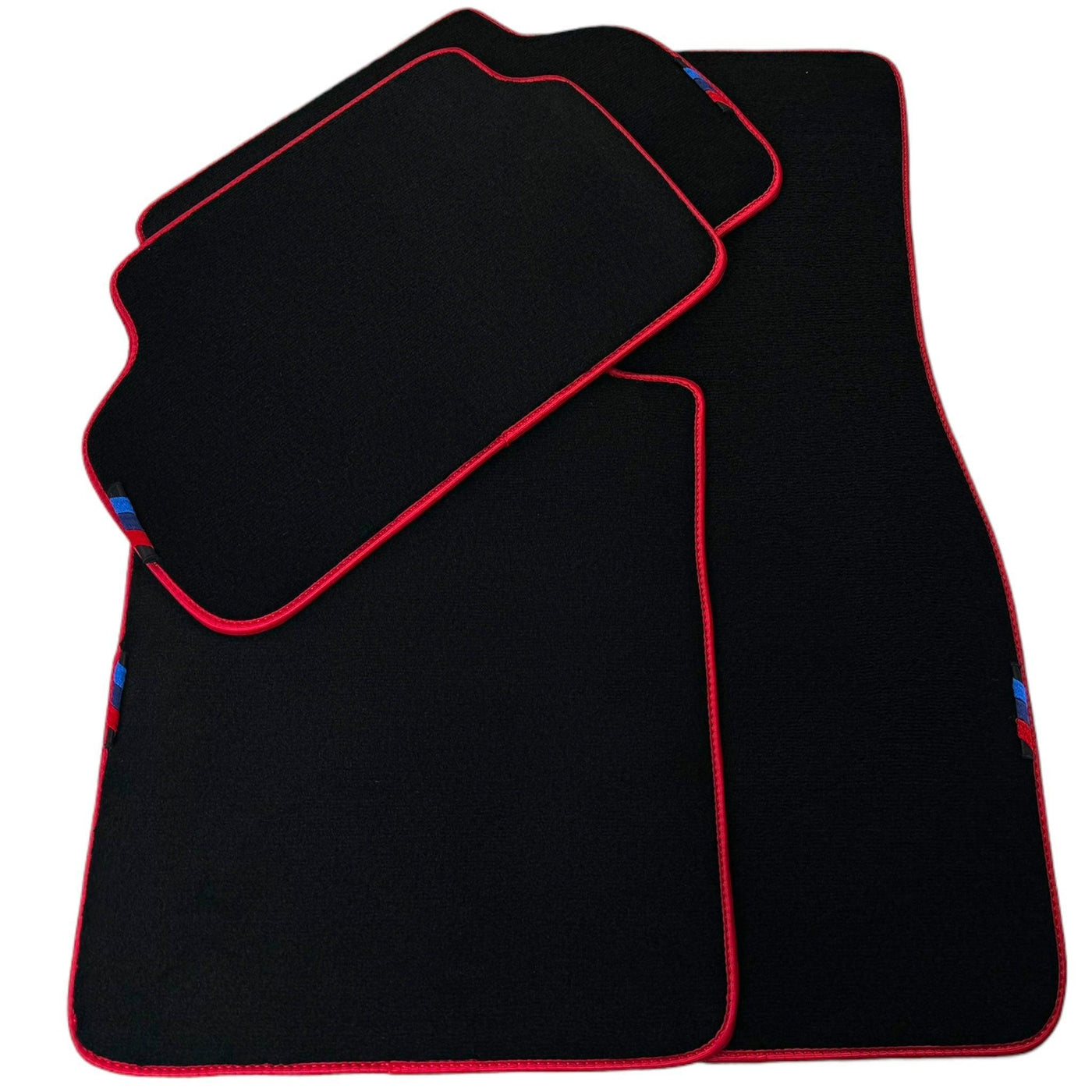 Black Mats For BMW G60 (2023-2026) Sedan | Red Trim - AutoWin