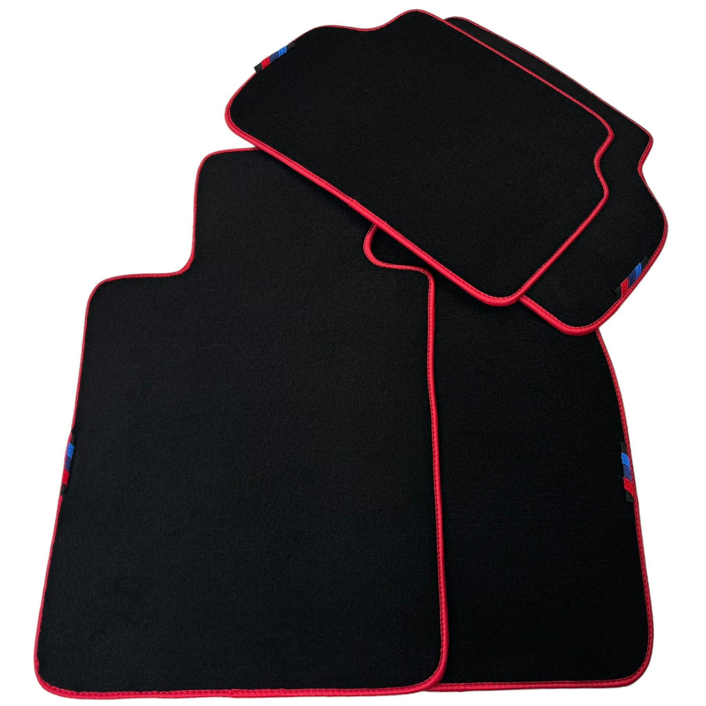 Black Mats For BMW G60 (2023-2026) Sedan | Red Trim - AutoWin