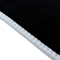 Black Mats For BMW Gran Tourer F46 (2015-2022) 7 Seats | White Trim - AutoWin
