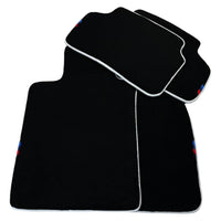 Black Mats For BMW U06 (2022-2026) | White Trim - AutoWin