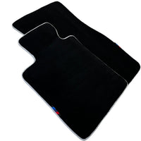 Black Mats For BMW Gran Tourer F46 (2015-2022) 7 Seats | White Trim - AutoWin