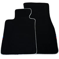 Black Mats For BMW 1 Series F70 | White Trim - AutoWin