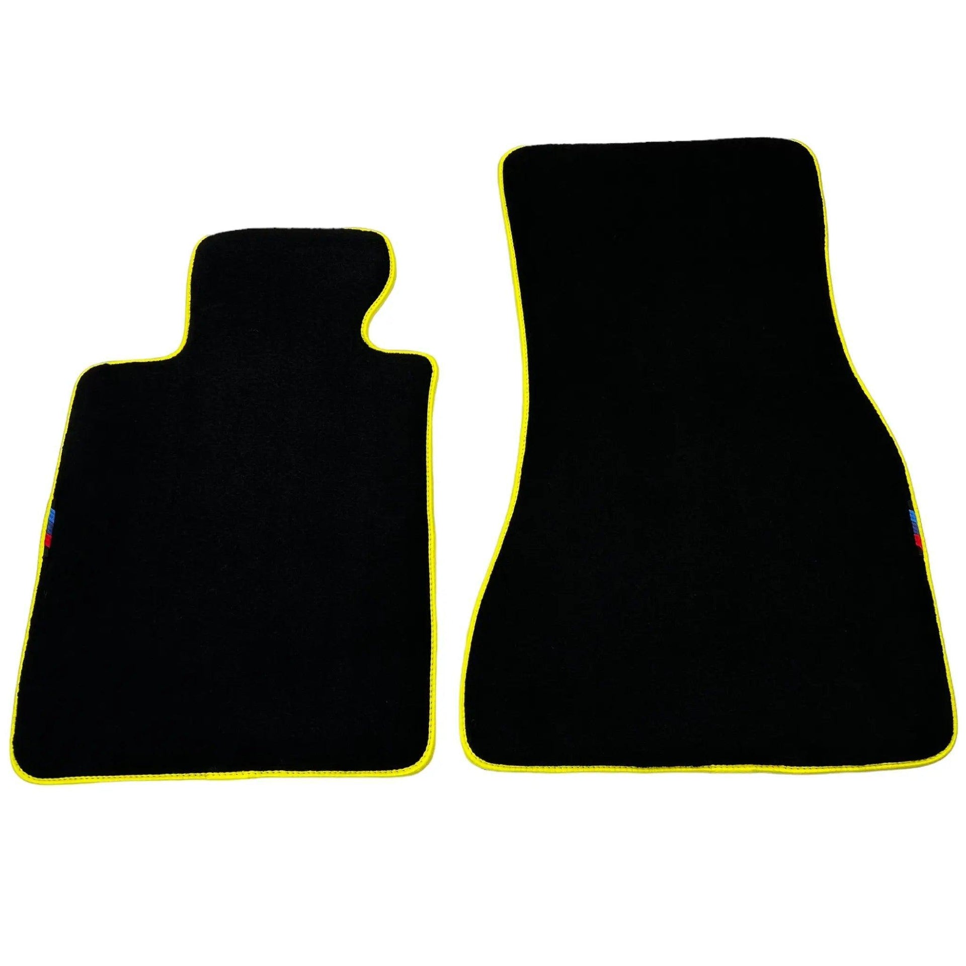 Black Mats For BMW M6 E24 | Yellow Trim - AutoWin