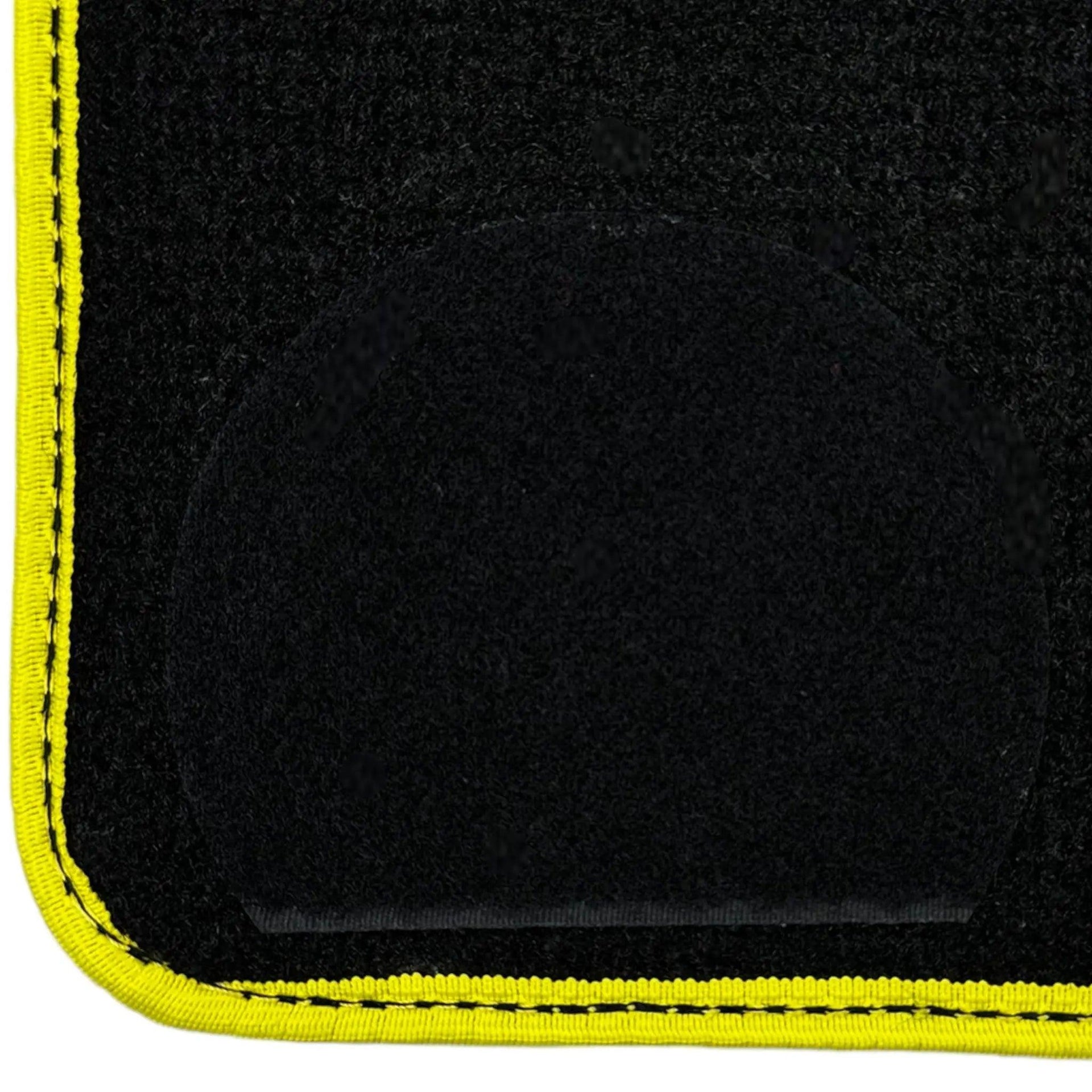 Black Mats For BMW X5M F95 SUV | Yellow Trim - AutoWin