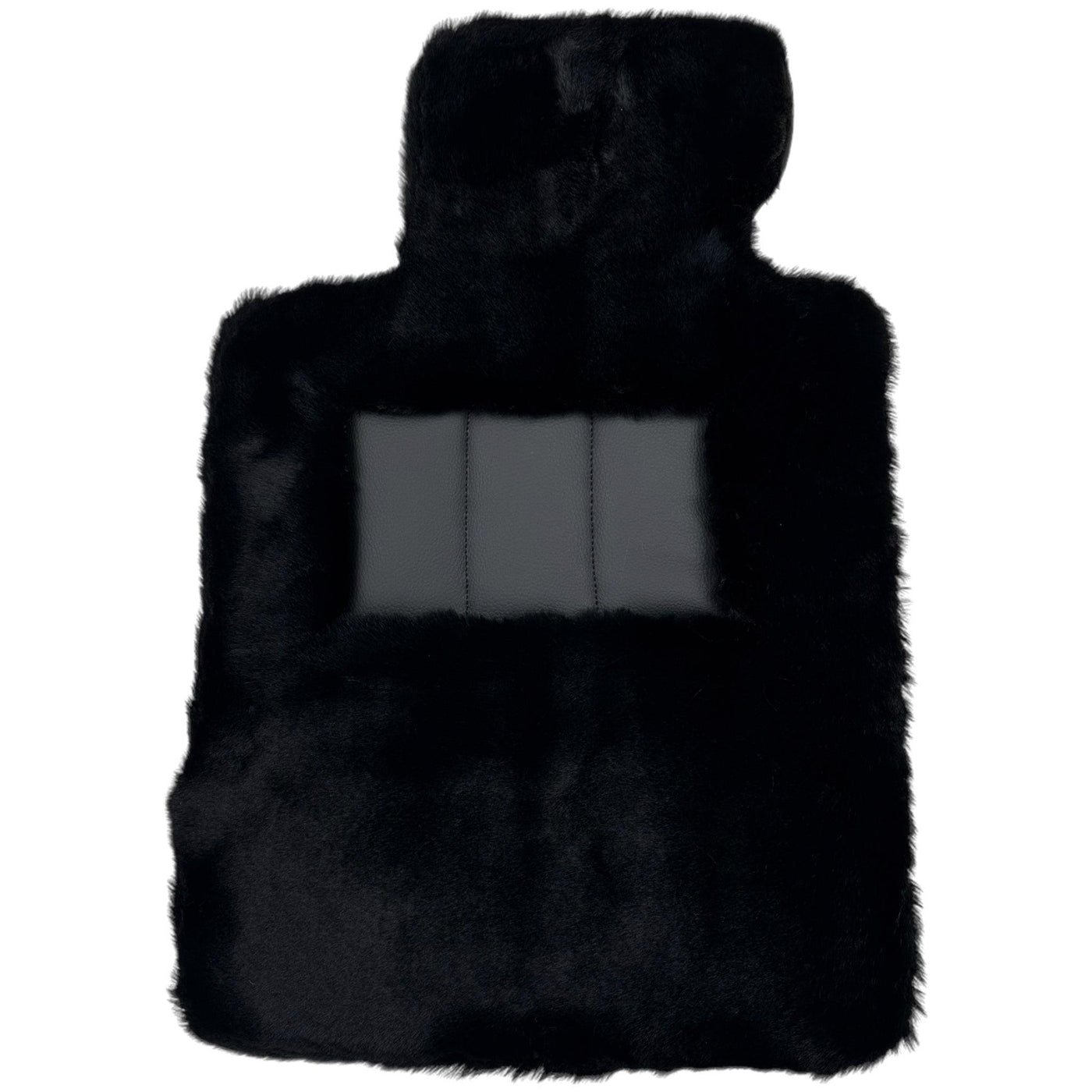 Black Sheepskin Floor Mats For BMW 1 Series F70 No Steps Edition - AutoWin
