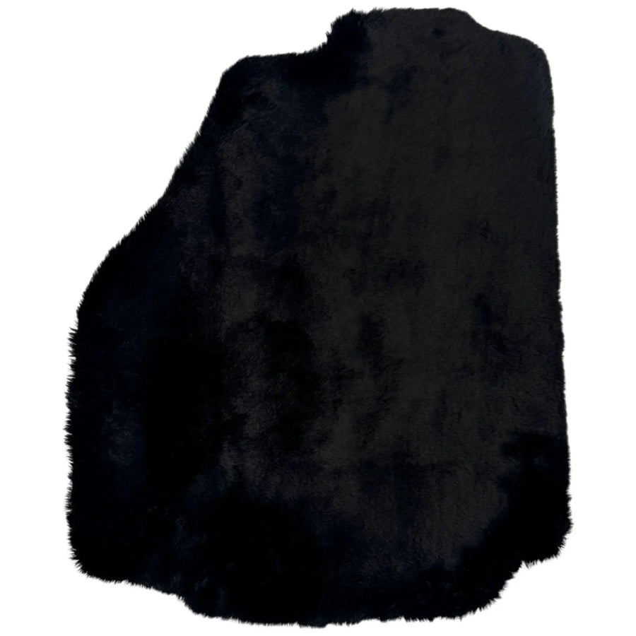 Black Sheepskin Floor Mats for Ferrari 488 Spider (2016-2022)